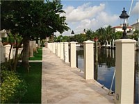 Travertine Walkway